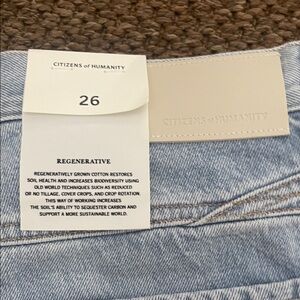 Citizens of Humanity Light Blue Women's Jeans “ Bisou crop” size 26